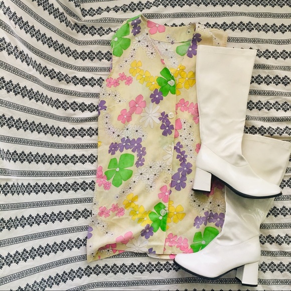 Vintage Tops - Groovy 60's house dress/tunic top